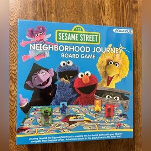 Sesame Street neighborhood Journey board game sealed in box